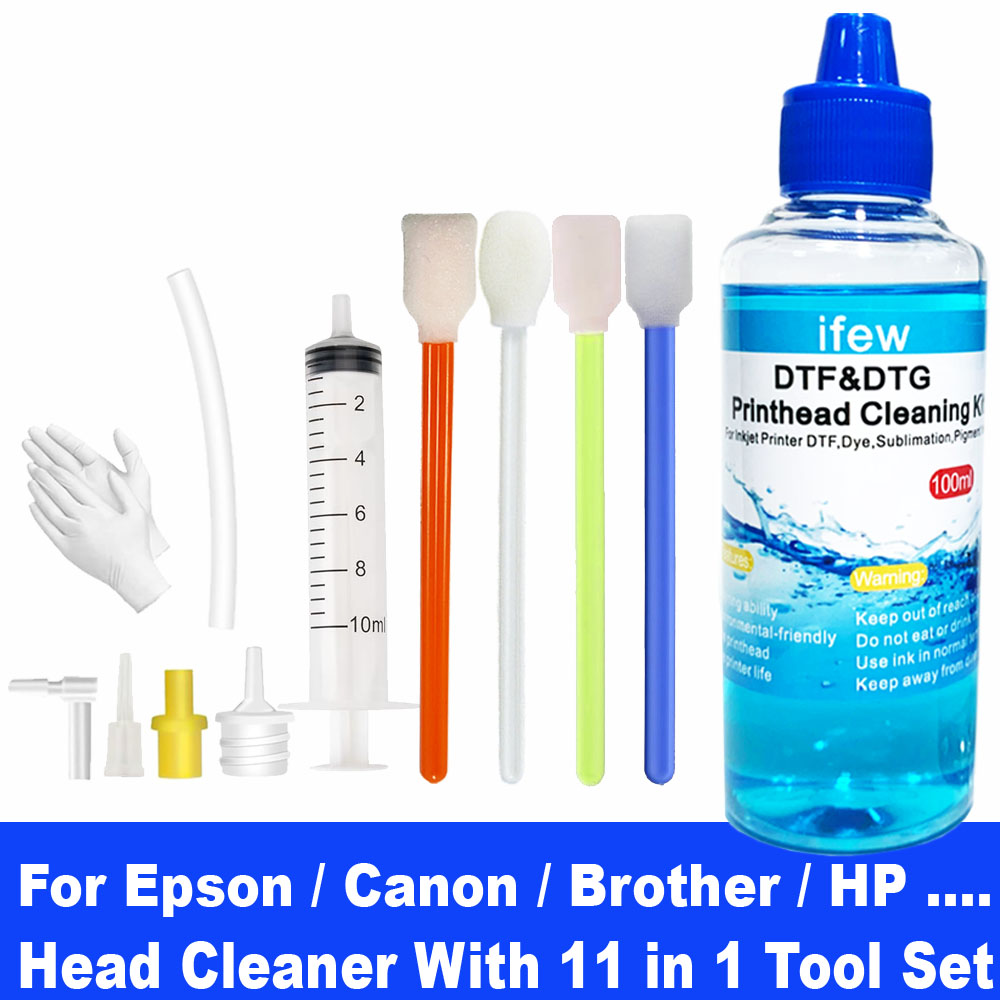 Print Head Cleaning Kit - 100ML Inkjet Printer Head Cleaning Kit