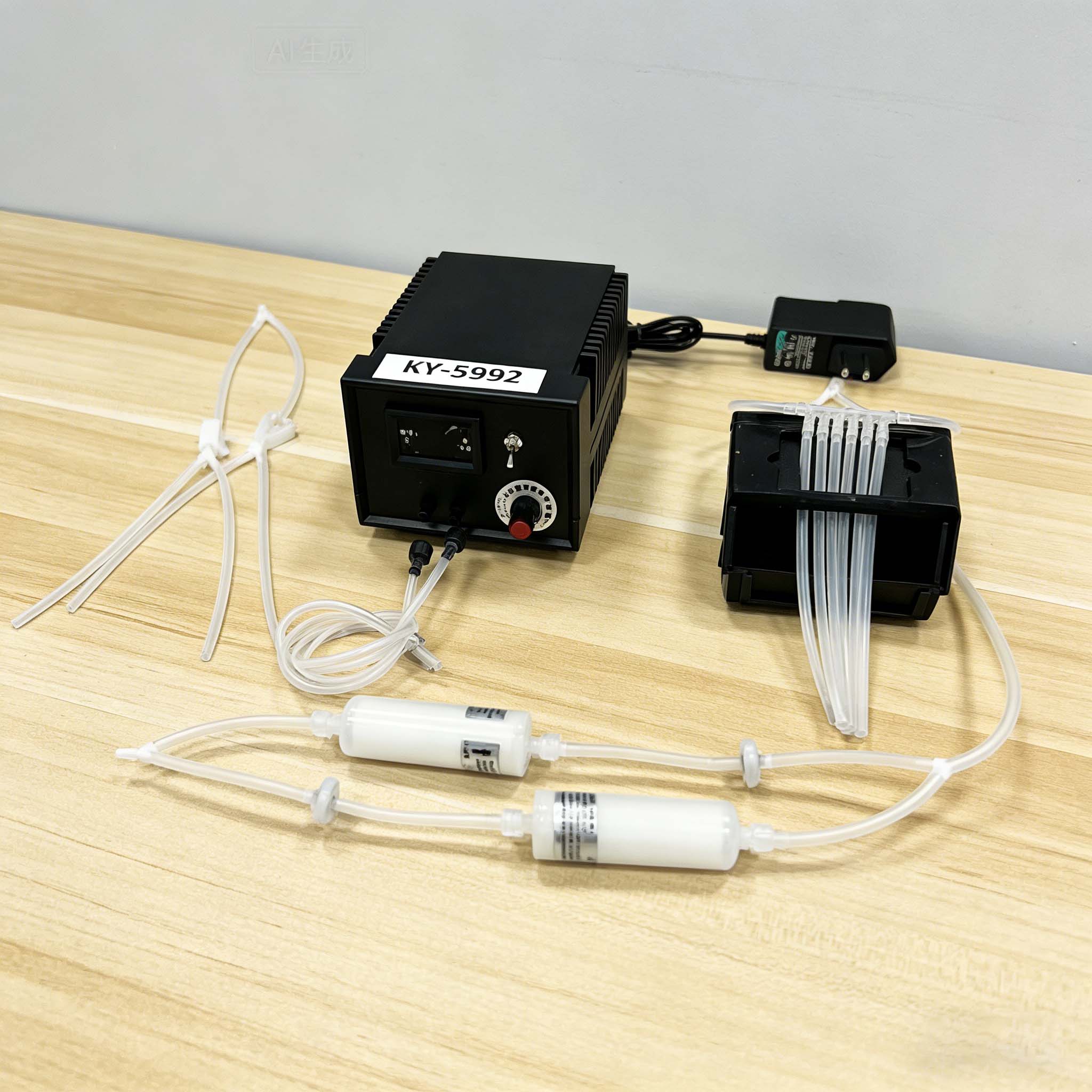 Print Head Cleaning Kit - 6-Way Printhead Cleaning Machine for Epson