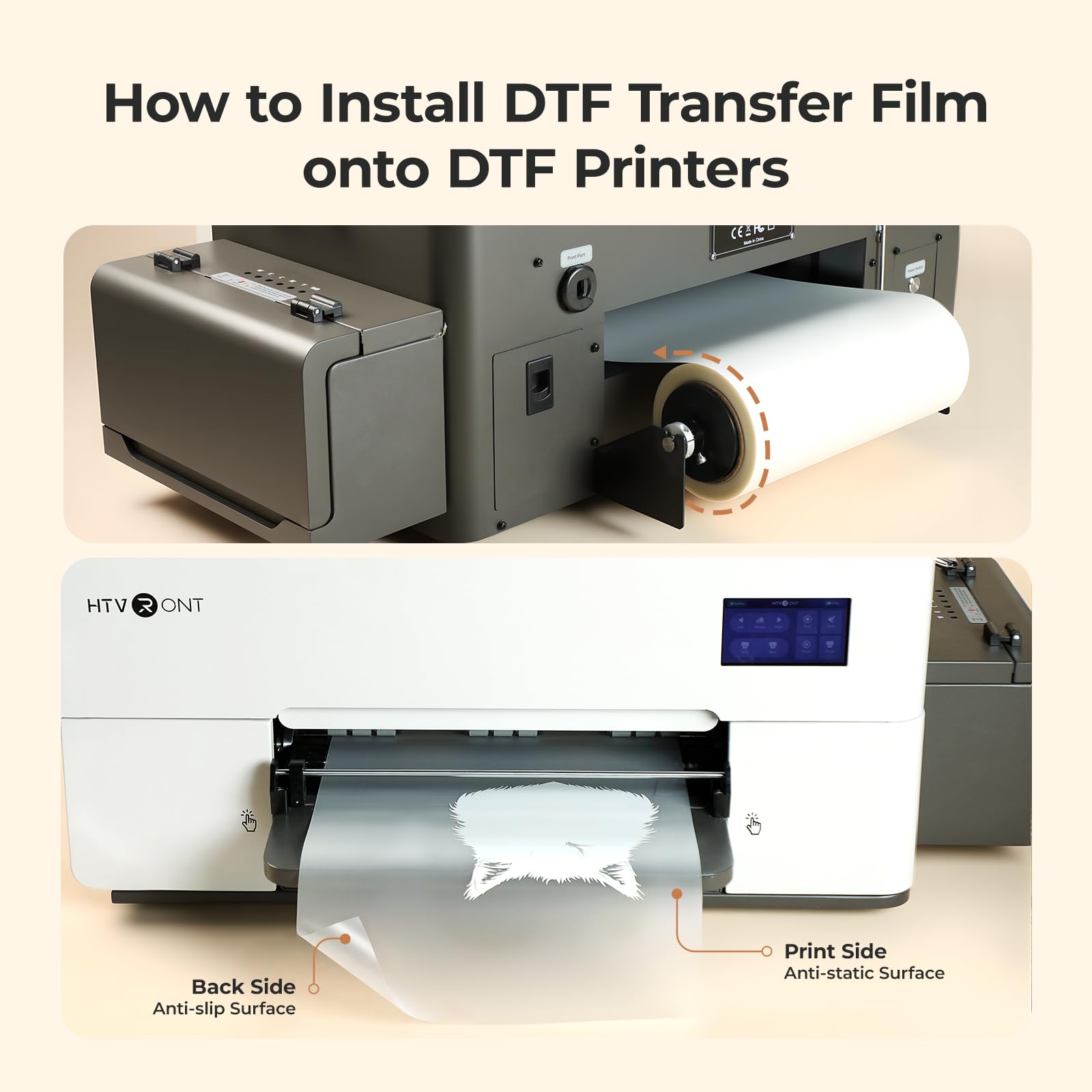 HTVRONT DTF Transfer Film Roll - Dtf Printer Machine 评论和价格