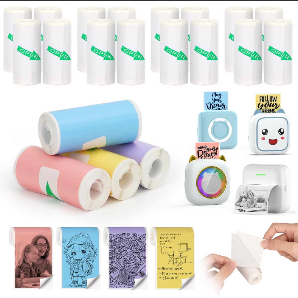 Thermal Paper MINI Printing Se - Heat Transfer Vinyl Roll 评论和价格