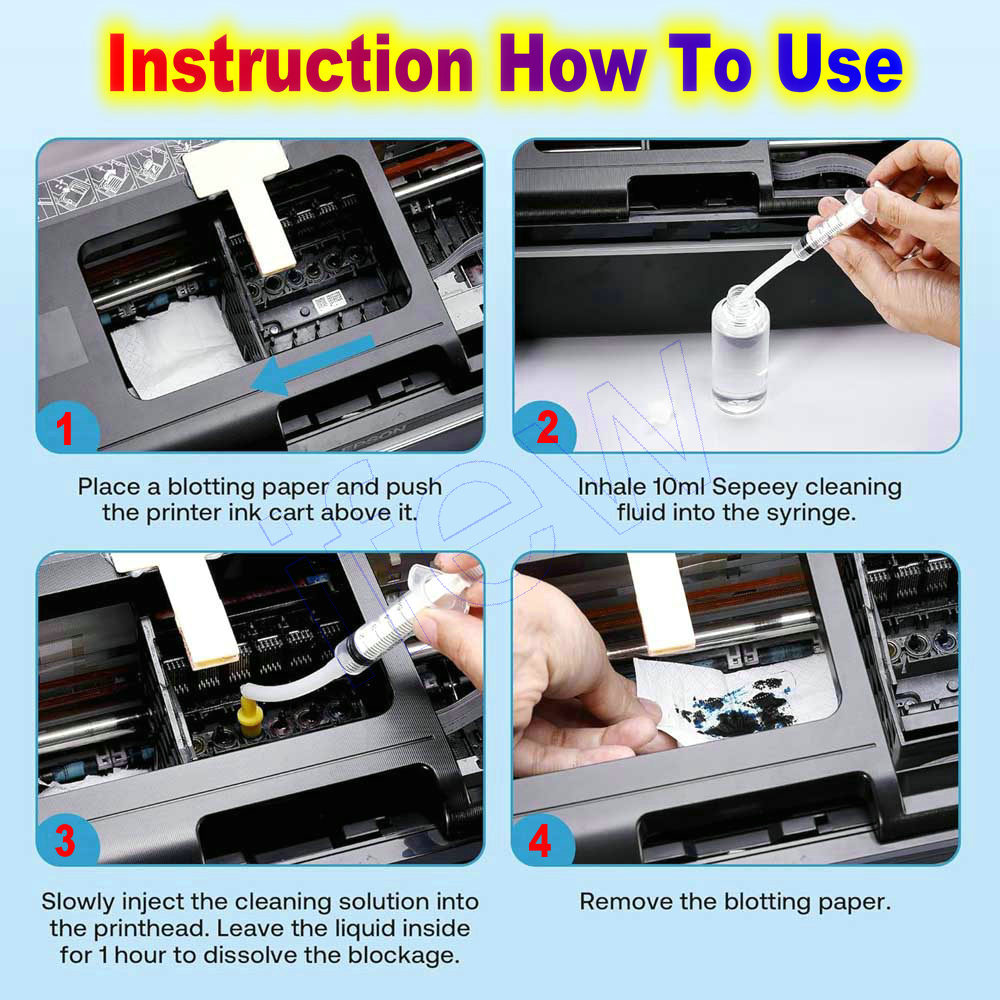 100ML Inkjet Printer Head Clea - Print Head Cleaning Kit 评论和价格
