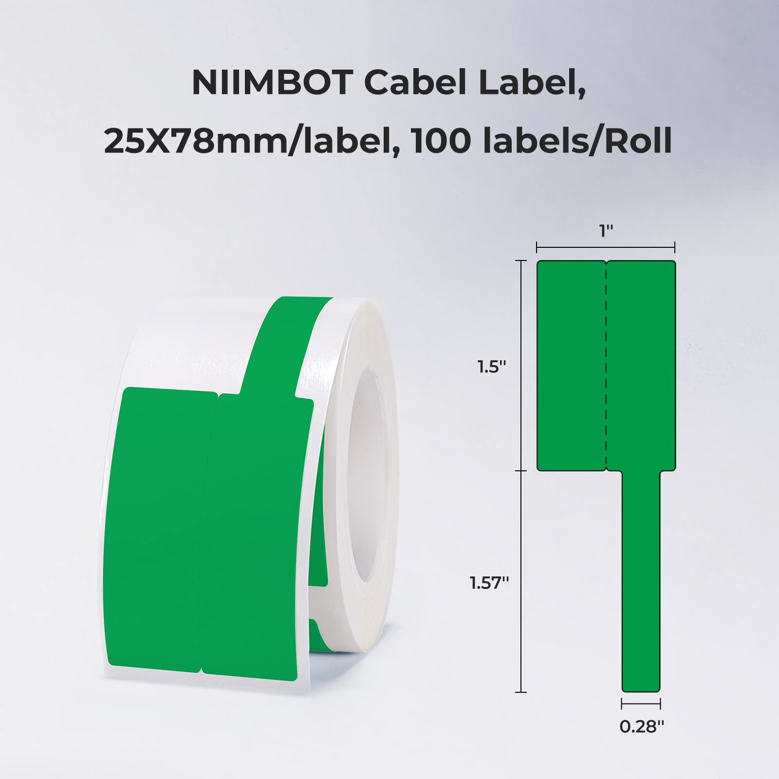 Niimbot Color Cable Label Wate - Heat Transfer Vinyl Roll 评论和价格