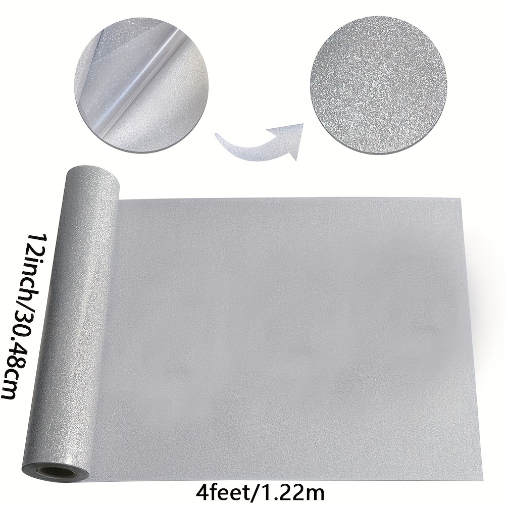 1 Pack, Glitter HTV Heat Trans - Heat Transfer Vinyl Roll 评论和价格