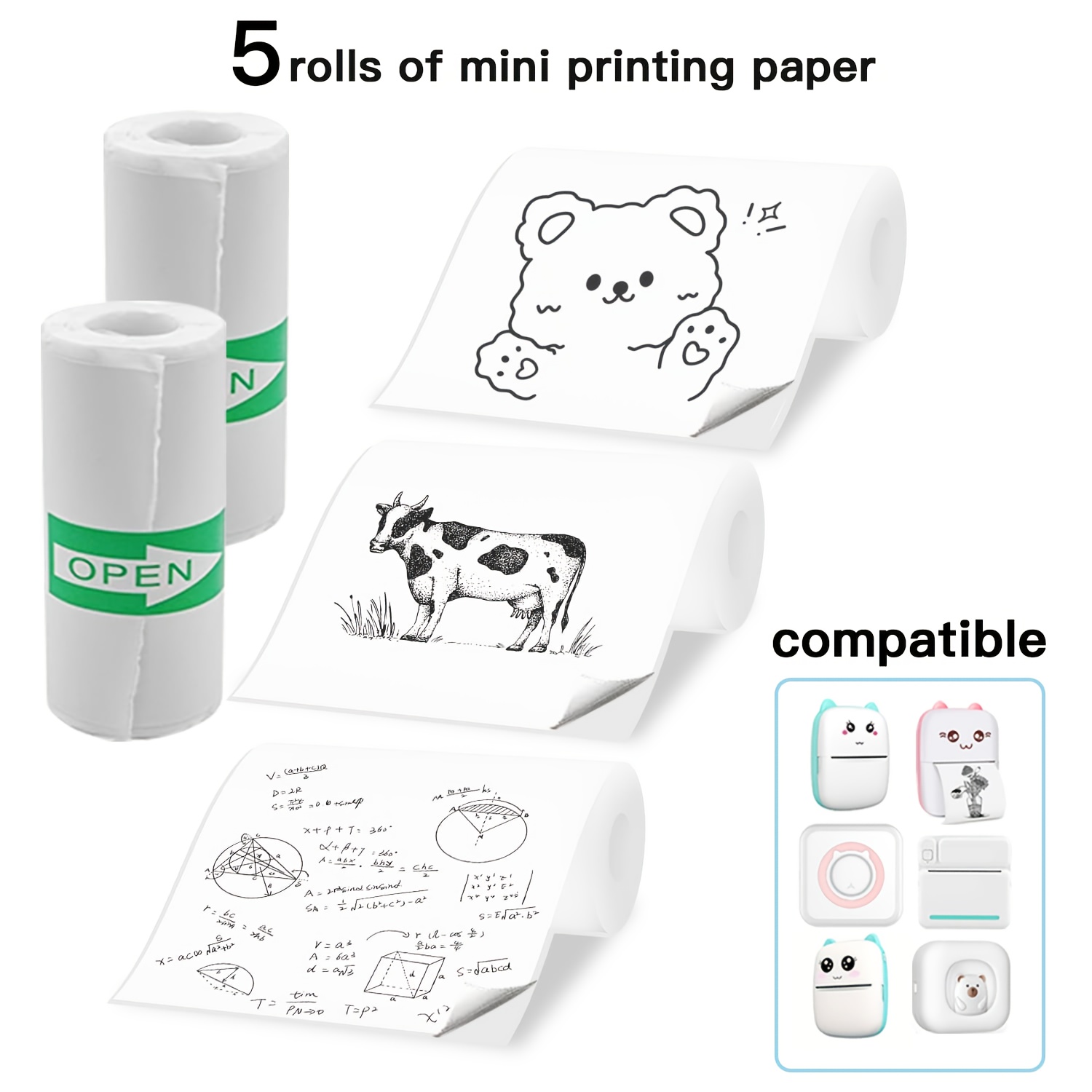 5-10-20 Rolls of Mini Printing - Heat Transfer Vinyl Roll 评论和价格