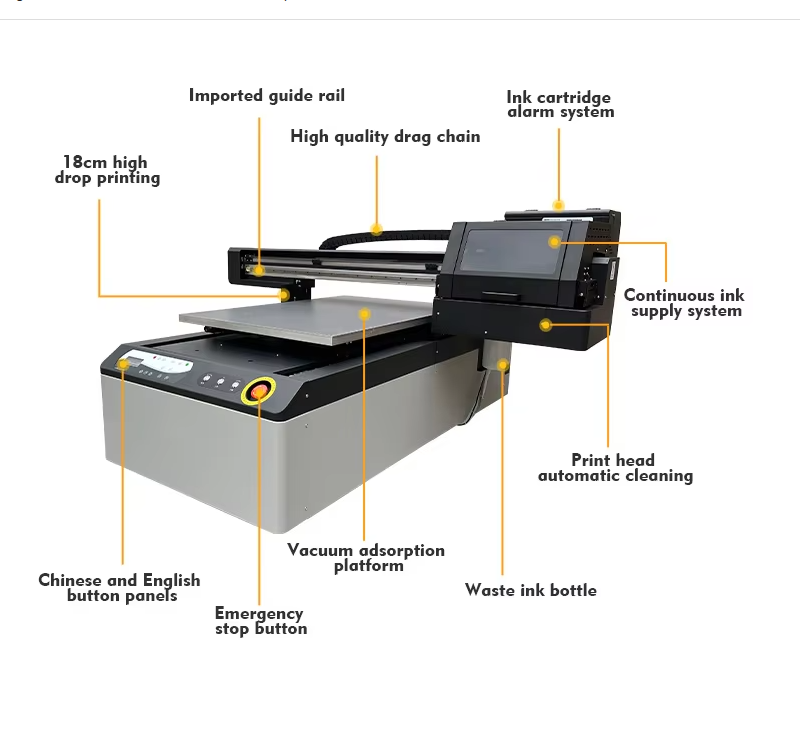6090 UV Flatbed Inkjet Printer - Commercial Glass Printing 评论和价格